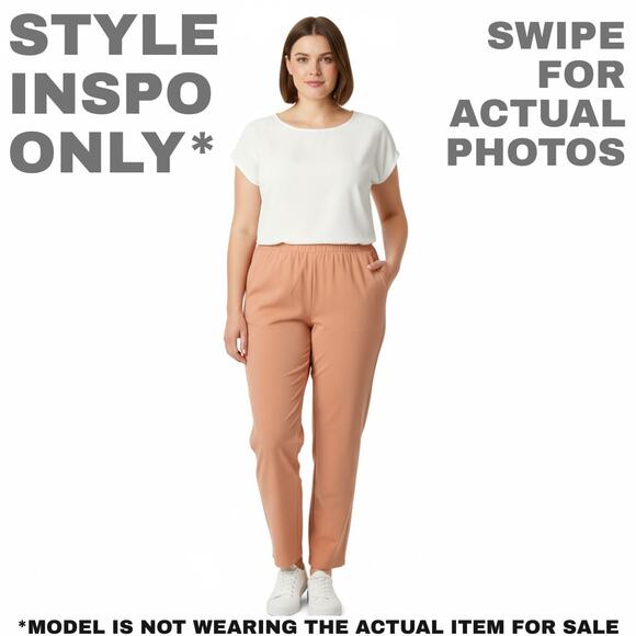 NWT Alfred Dunner Pink Stretch Pants | Size 18WP 0187 - Picture 2 of 8